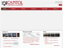 Tablet Screenshot of capitol-windows.com